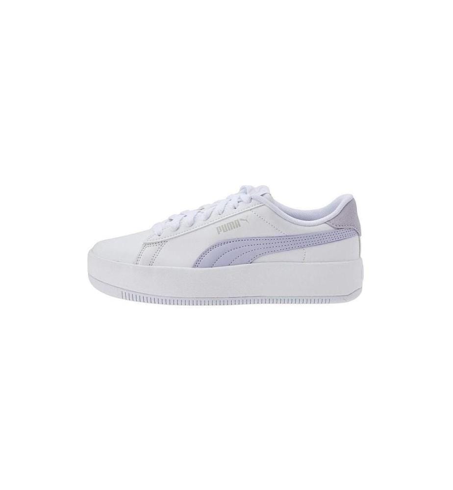 Puma top platform blanche