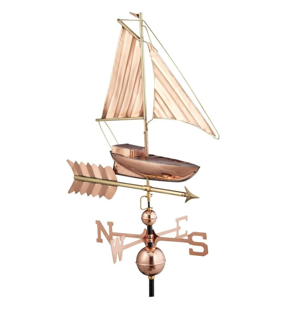 RELAXDAYS Relaxdays Ship Weathervane, Metal, Dir… DeinDeal