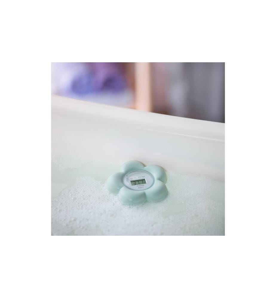 PHILIPS AVENT - Thermomètre de bain & Thermomètre d'ambiance 2 en 1 turquoise