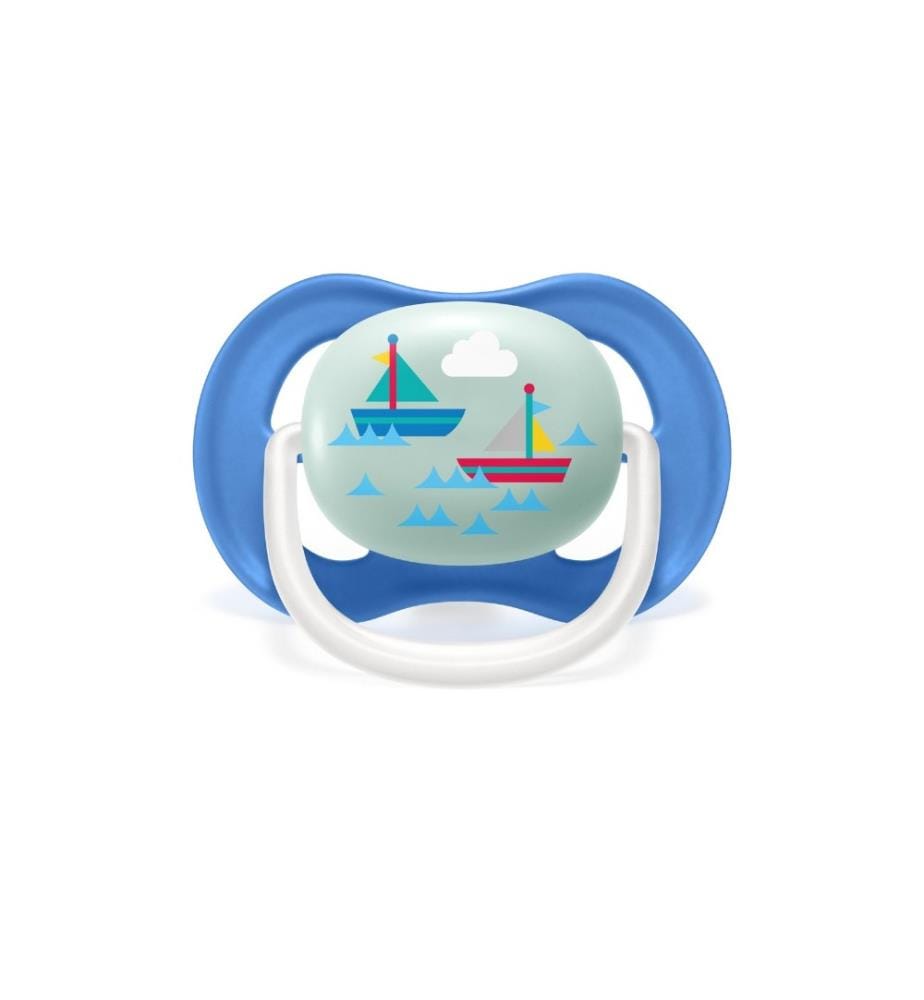 PHILIPS AVENT - Tétines Ultra Air Happy Papa & Boat 6-18 Mt.