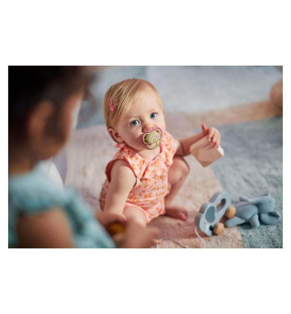 PHILIPS AVENT - Nuggi ultra air 0-6 Mt. Sonne/Regenbogen Lila/Olivgrün