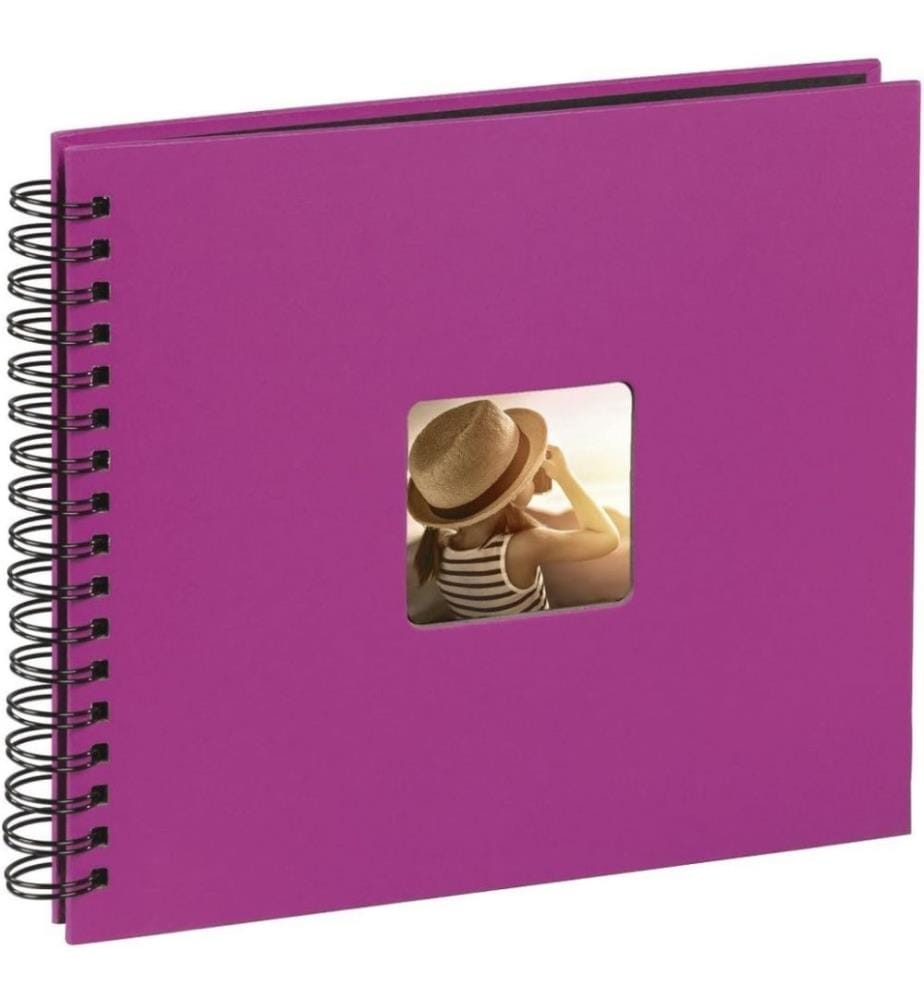 Hama Spiral-Fotoalbum Fine Art - 50 Schwarze Seiten Im Edlen Design