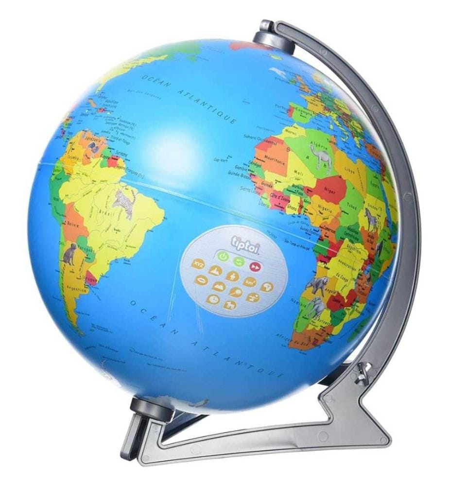 Globe terrestre, jeu éducatif