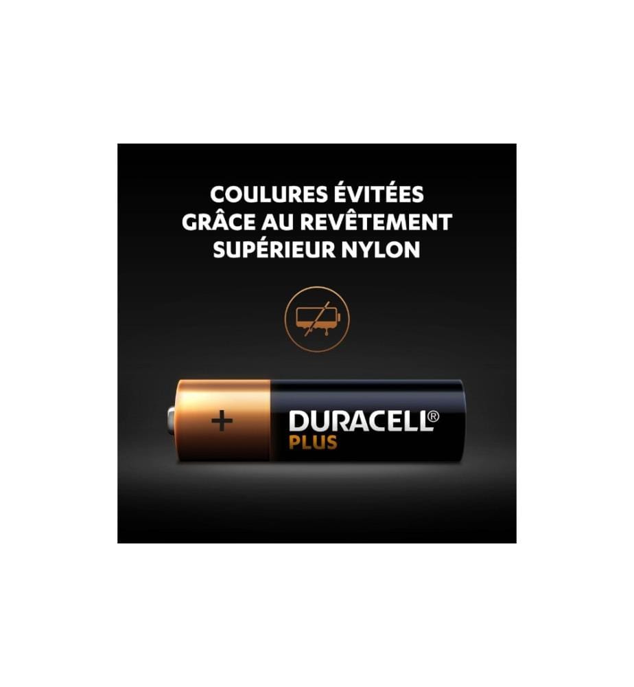 DURACELL - Pile Plus Power AA , 8 Pièce/s
