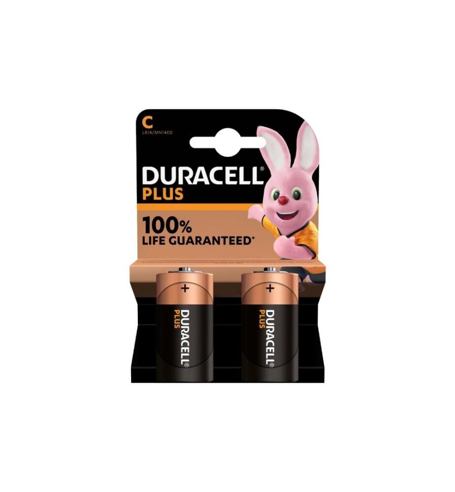 DURACELL - Batterie C Plus Power 2 Stück