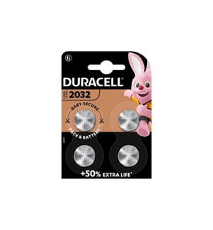 DURACELL - Knopfzelle Lithium CR2032 , 4 Stück