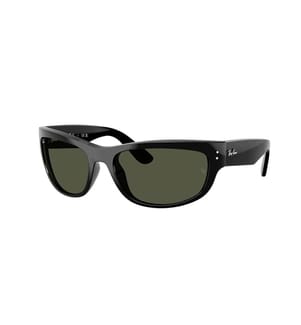 Lunettes de Soleil Mega Balorama - Poli Noir et Vert G-15
