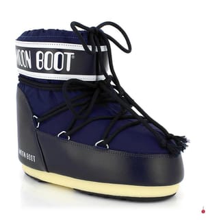 Bottes Après-Ski en Cuir Classic Low 2 - Bleu