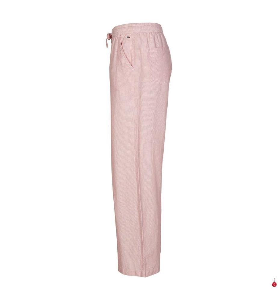 Pantalon Loose Fit - Rose et Blanc