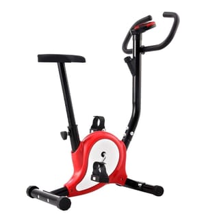 Heimtrainer mit Riemenantrieb Rot