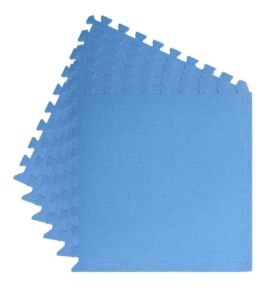 Bodenmatten 6 Stk. 2,16 m² EVA-Schaumstoff Blau