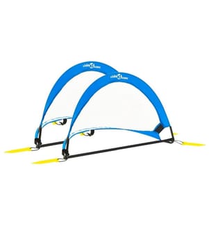 Fussballtore Kinder 2 Stk. mit Aufbewahrungstasche 75,5x46x48 cm