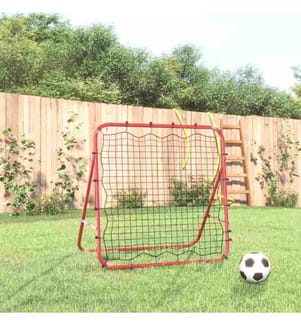 Fussball-Rebounder Verstellbar 96x80x96 cm Stahl und PE
