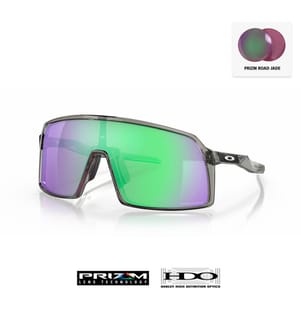 Sutro Sonnenbrille - Prizm Road Jade Gläser - Graues Gestell