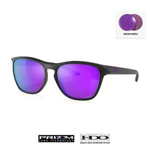 Manorburn Sonnenbrille - Prizm Violet Gläser - Schwarzes Gestell
