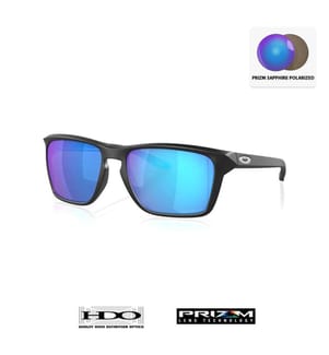 Sylas Sonnenbrille - Prizm Sapphire Gläser Polarisiert - Schwarzes Gestell
