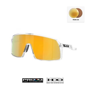 Sutro Sonnenbrille - Prizm 24k Gläser - Transparentes Gestell