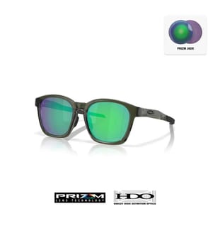 Lunettes de soleil Shackle - prizm jade et Monture olive ink