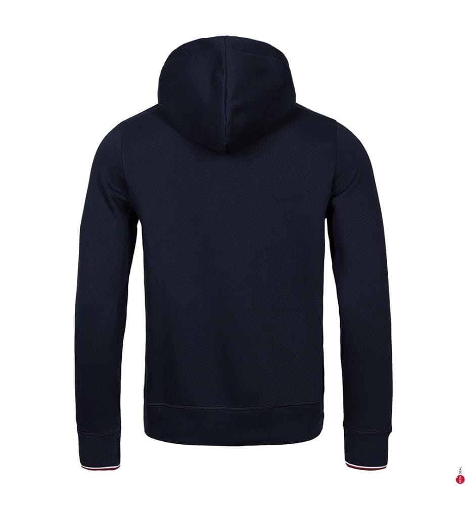 Hoodie Logo Tipped Regular Fit - Marinblau