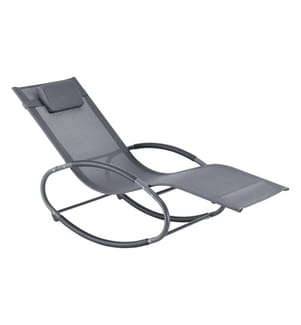 Rocking lounger Almaluez 120 kg dark gray