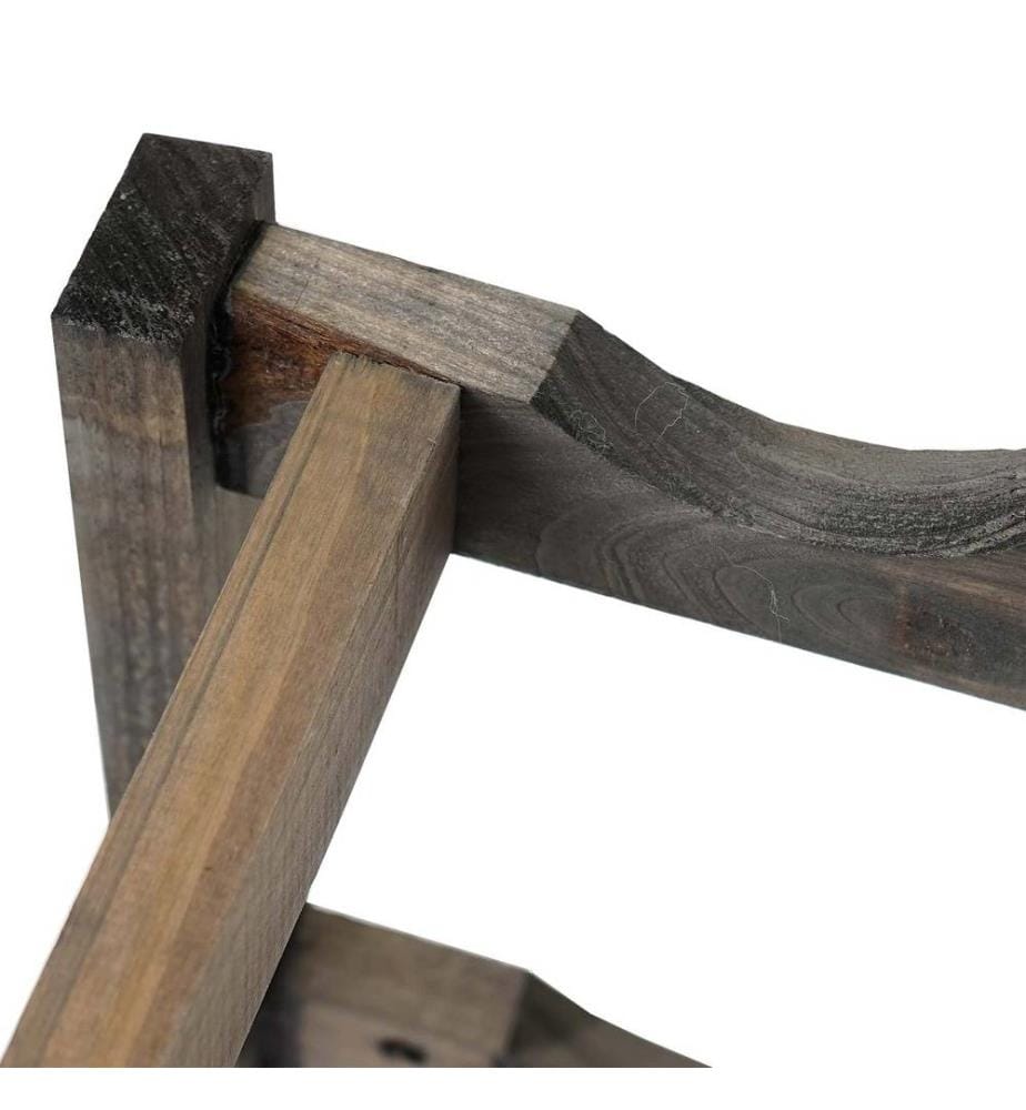 Weinregal Tanne für 12 Flaschen Shabby braun