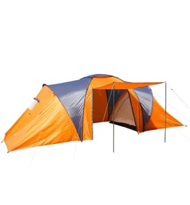 Tente de camping Loksa igloo pour 6 personnes - orange