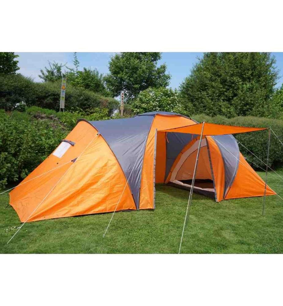 Campingzelt Igluzelt Loksa für 6 Personen - orange