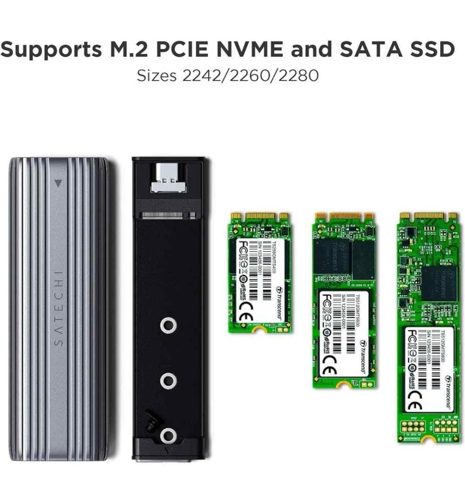 Satechi Satechi UsbC Aluminum ToolFree Enclosu… DeinDeal