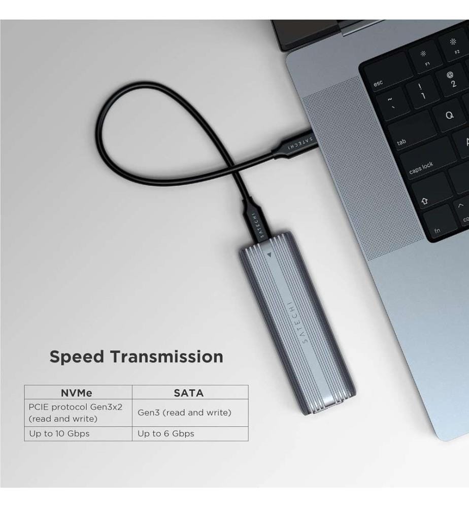 Satechi Satechi UsbC Aluminum ToolFree Enclosu… DeinDeal