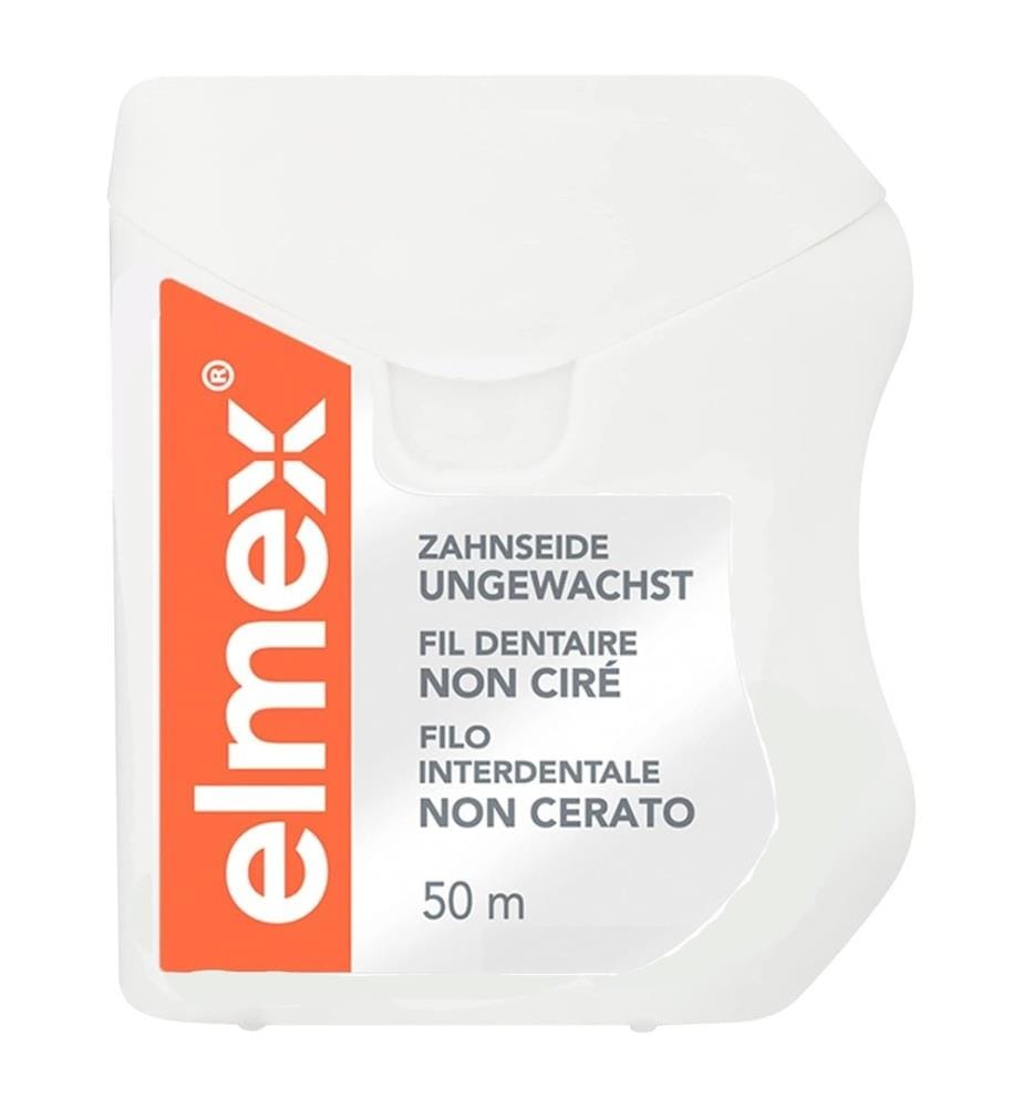 Elmex elmex dental floss 50m unwaxed dental ta… DeinDeal