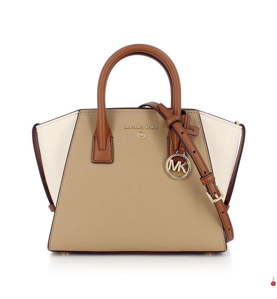 Michael kors tan handbag on sale