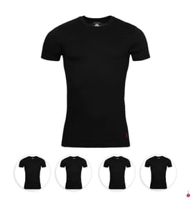 Lot de 5 T-Shirts - Noir