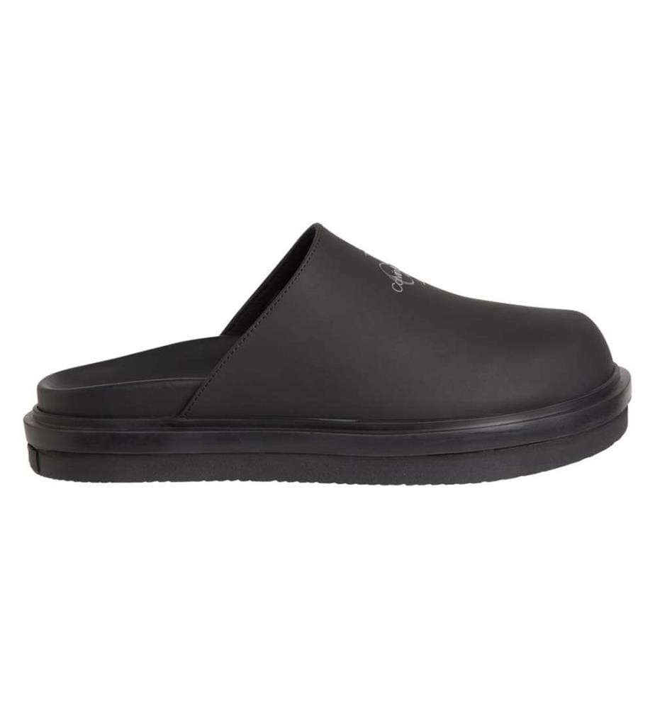 Calvin Klein Clogs aus Leder - Schwarz | DeinDeal