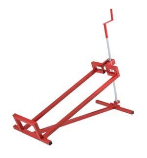 Elévateur de tracteur de pelouse Max 300 kg Acier Rouge