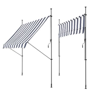 Kle mmmarkise 150x120x200-300 cm sans perçage