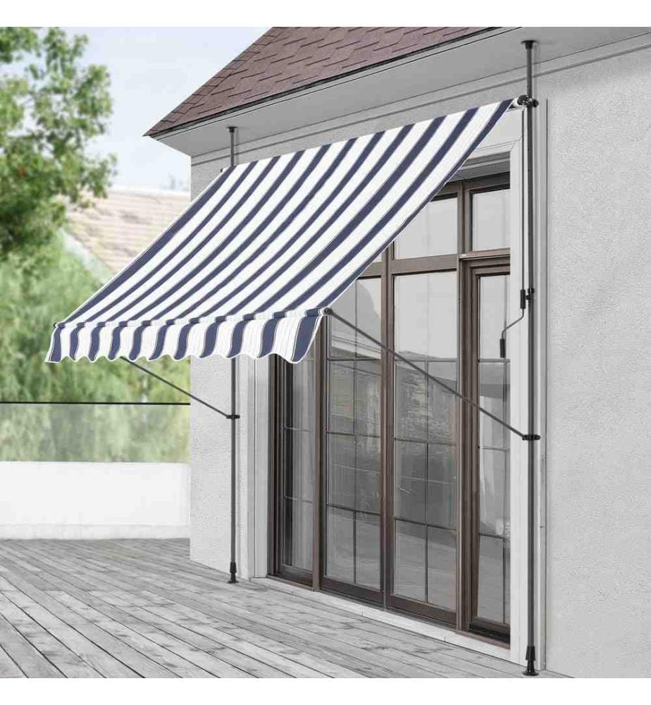 Kle mmmarkise 400x120x200-300 cm ohne Bohren