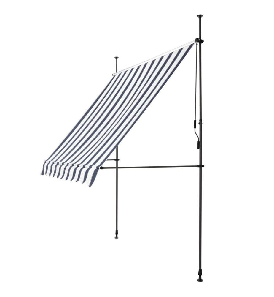 Kle mmmarkise 400x120x200-300 cm ohne Bohren