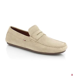 Mocassins Casual Suede Driver - Crème