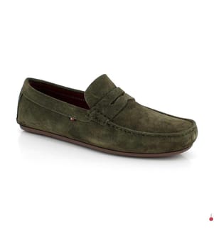 Mocassins Casual Suede Driver - Kaki