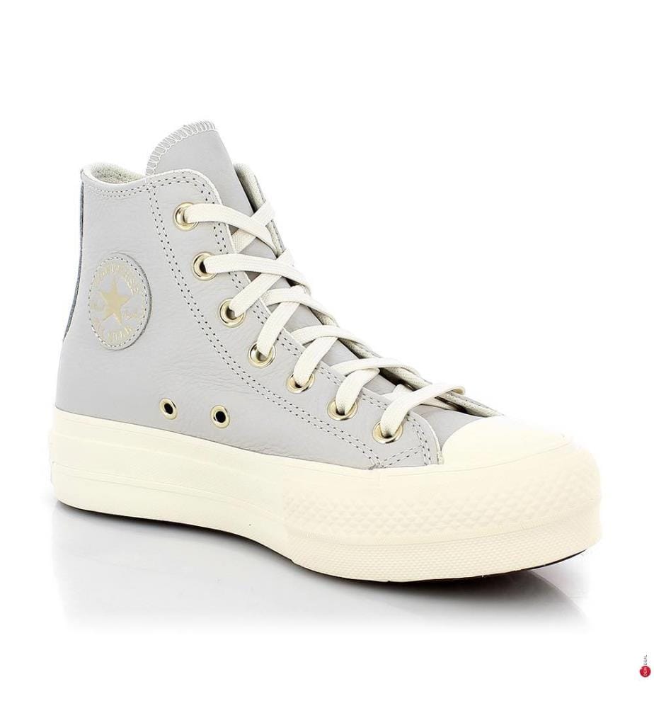 Converse grise cheap haute