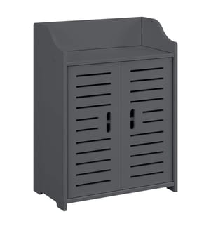 Armoire de salle de bain Trosa 62x45x25 cm WPC gris foncé