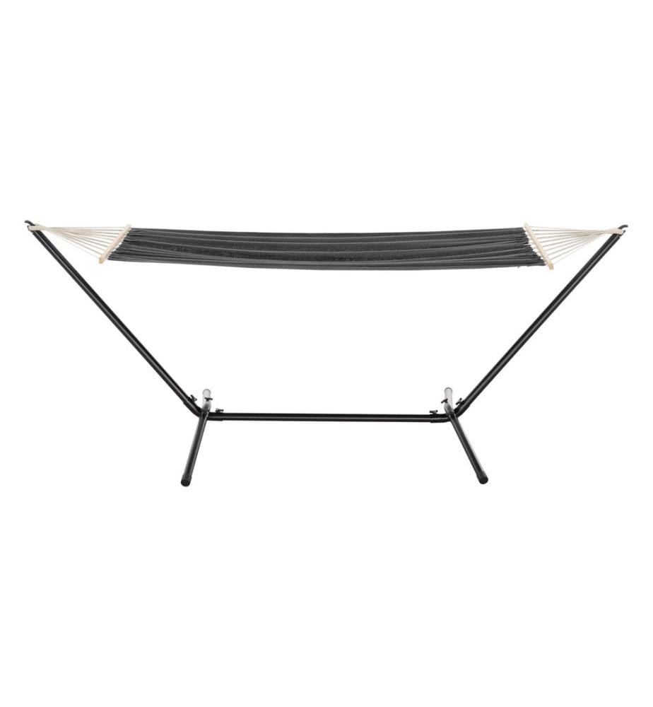 Hamac 'Surte' avec support 200x100 cm Gris foncé