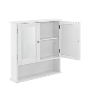 Armoire de salle de bains Locust 58x56x13 cm Blanc