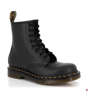 Lederstiefel 1460 Smooth - Schwarz