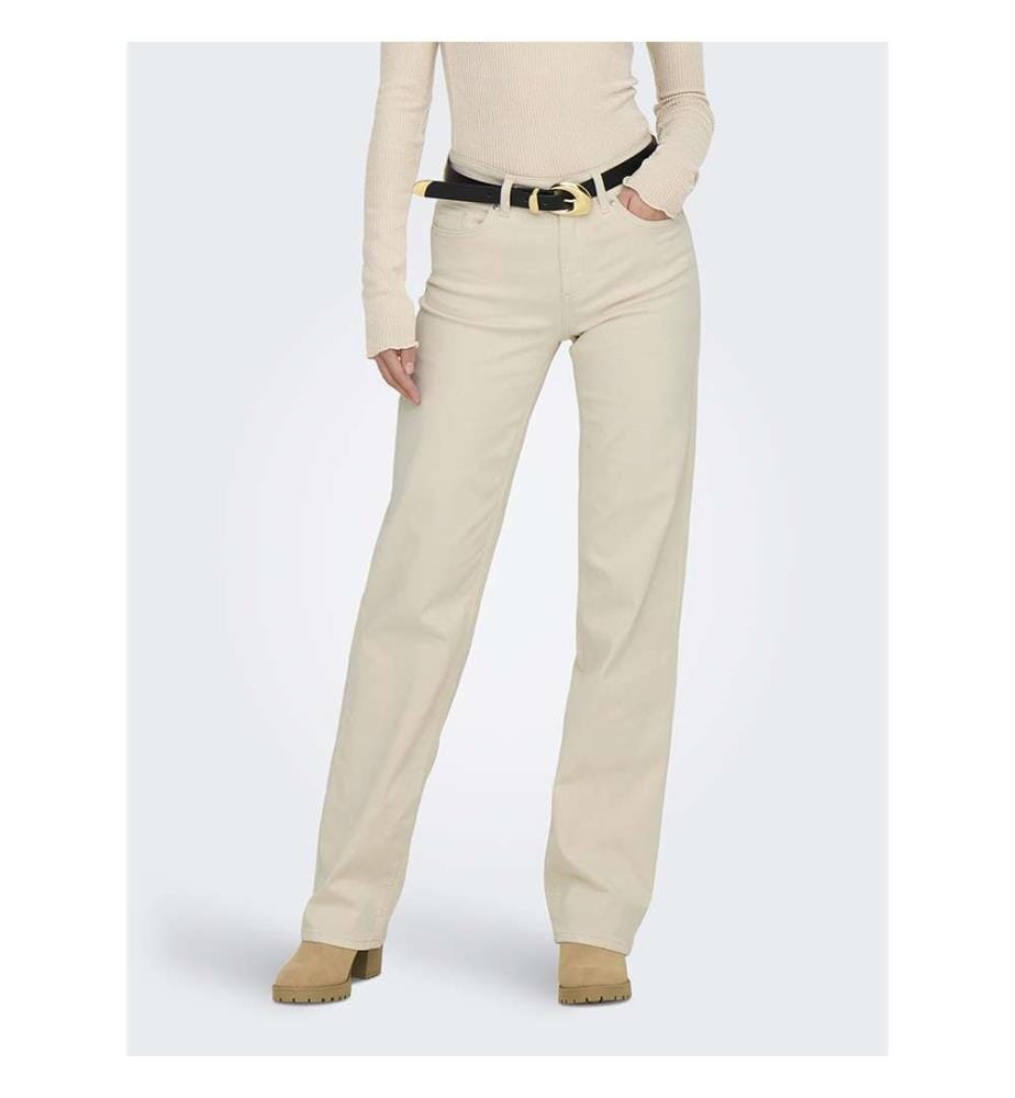 Blush Straight Fit Jeans - Ecru