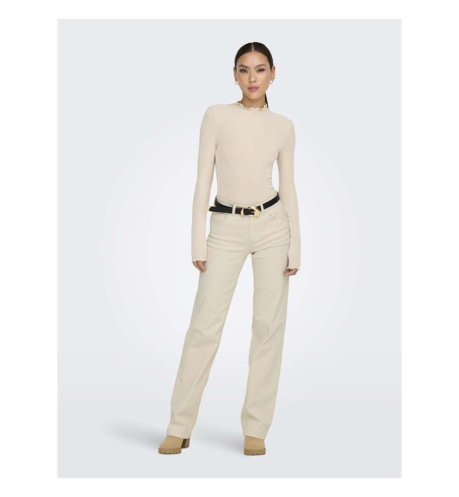 Blush Straight Fit Jeans - Ecru