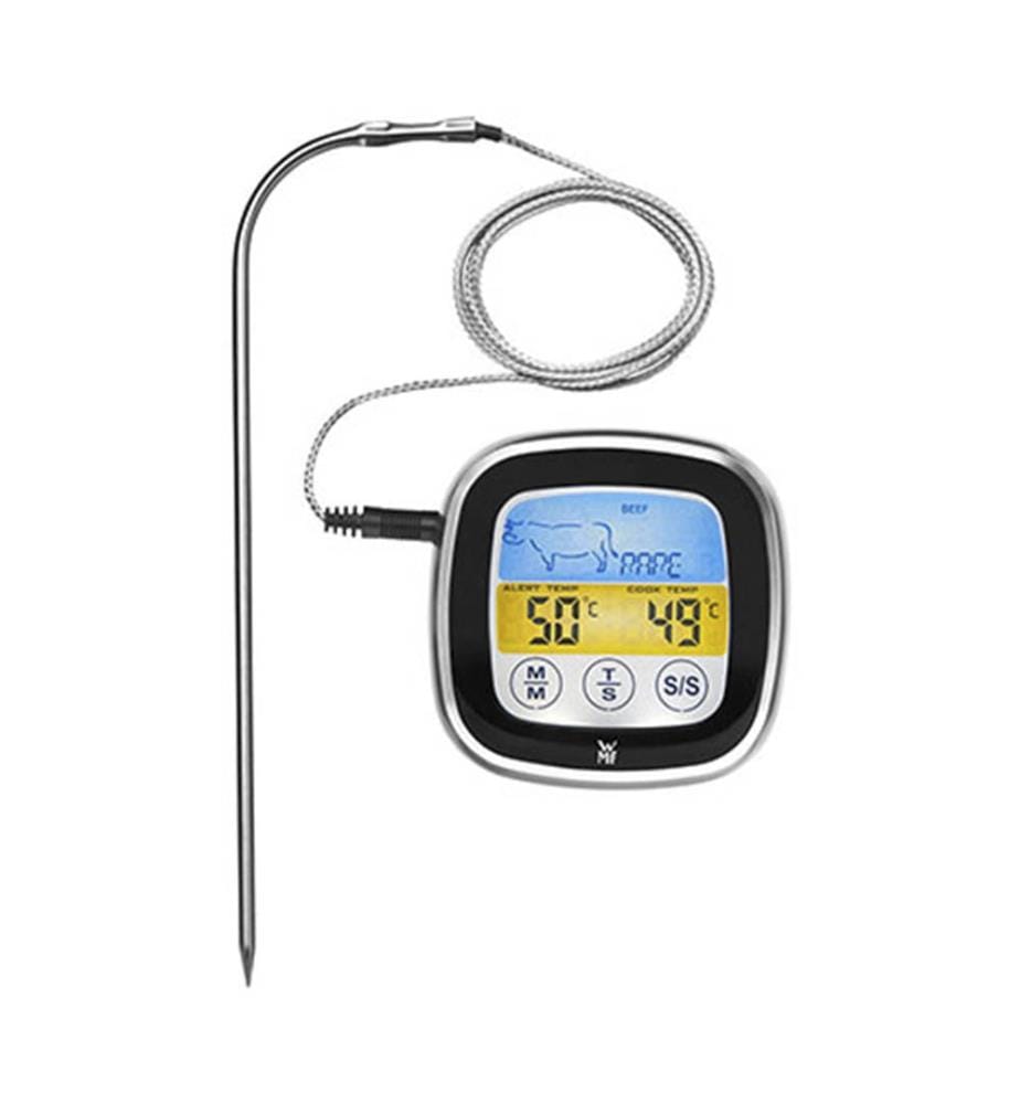 WMF Digital Meat Thermometer - Silver and Black | DeinDeal