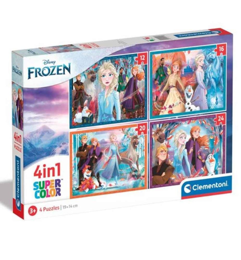 Clementoni Puzzle Frozen 4in1 4 different patt… DeinDeal