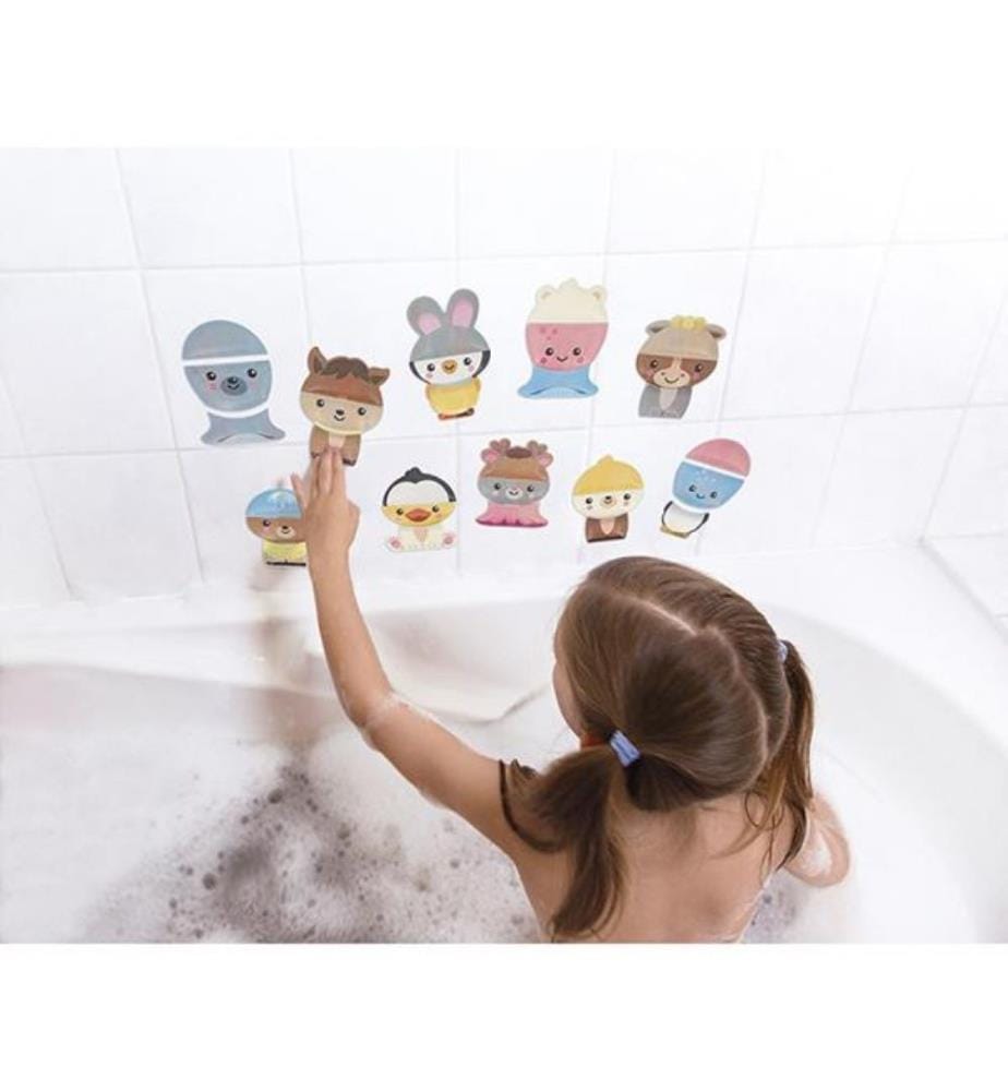 Janod Mix & Match Puzzle Bath Animals, 30pcs, EVA DeinDeal