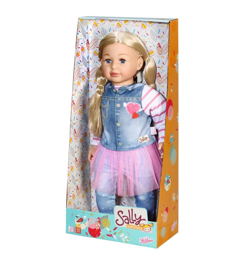 Zapf Creation Doll Sally 63 cm, Blonde hair DeinDeal